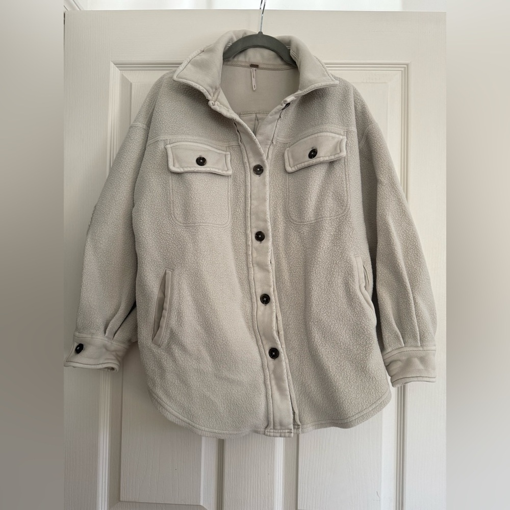 Free People Ruby sweatshirt jacket, size XS